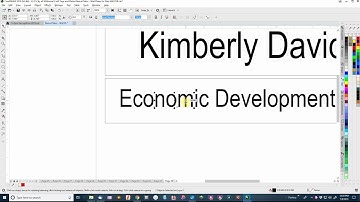 CorelDraw - Breaking Artistic Text