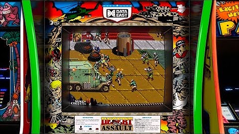 Desert Assault, Realistic Arcade Bezel with Reflective Shader by HyperSpaceMadness