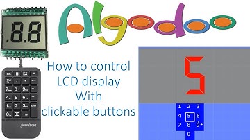 How to Control Numbers on LCD Display With Clickable Buttons | Algodoo | Tutorial 21