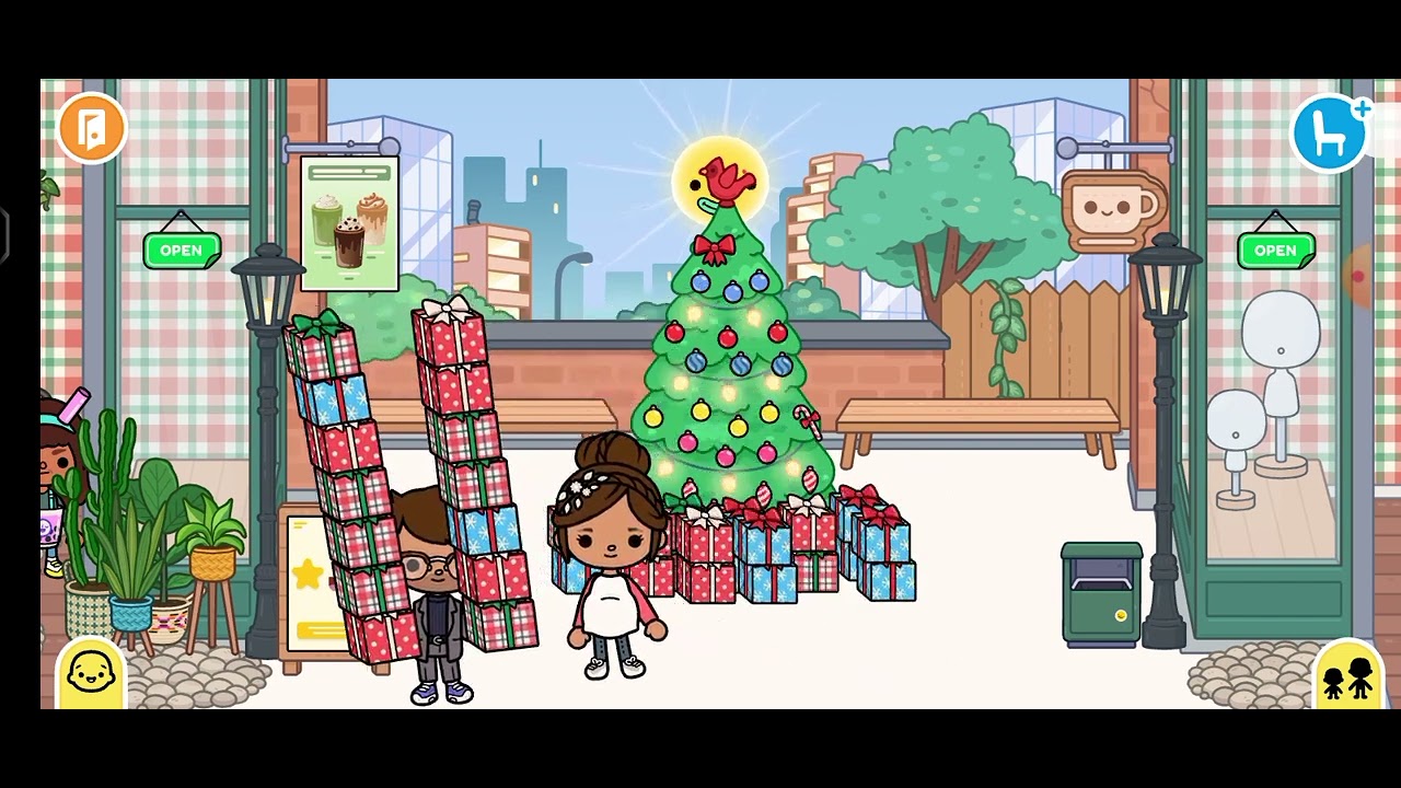 TOCA LIFE WORLD - idemo sa baba rosom u novogodišnji kafić #vlogmas5