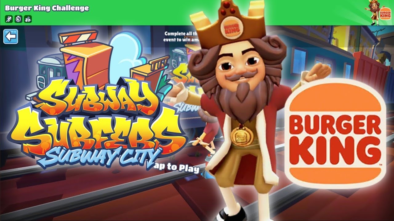 SUBWAY SURFERS BURGER KING CHALLENGE 2026 | HD Gameplay - YouTube