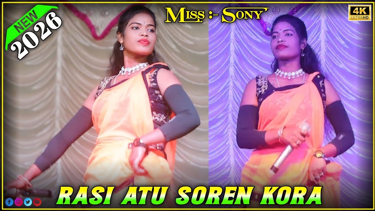 Rasi Atu Soren Kora | Miss Sony | New Santali Shorai Song | Santhali Stage Program Video 
