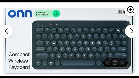 Onn Mini Compact Wireless Keyboard