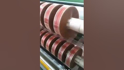 BOPP Tape Slitting Machine  with Core Cutter Core Loader and Mini Rewinder for BOPP gum roll tape