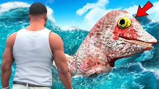 BIGGEST Fish vs Deadpool FIGHT AND Destroys LOS SANTOS In GTA 5 - Epic Battle