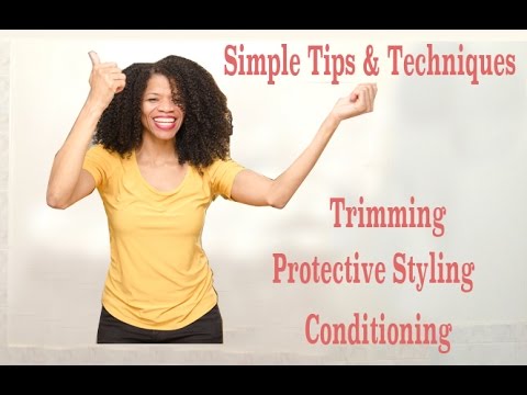 protective styling for 4c natural hair Trimming, Protective Styling, Conditioning