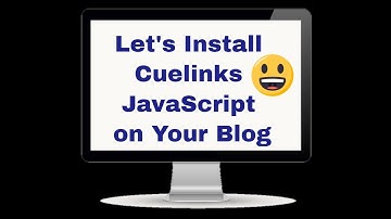 How to install #Cuelinks JavaScript on Blogger ✨ | Kiran Ghosh