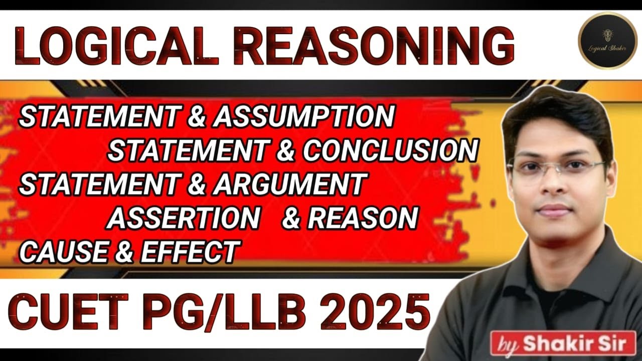 TOP CUET PG 2025 Logical Reasoning Questions To BOOST Your Score - YouTube