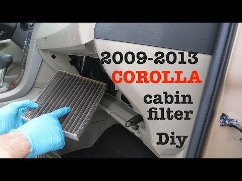 2009 Corolla cabin air filter