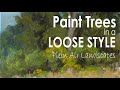 How to Paint Tree Foliage