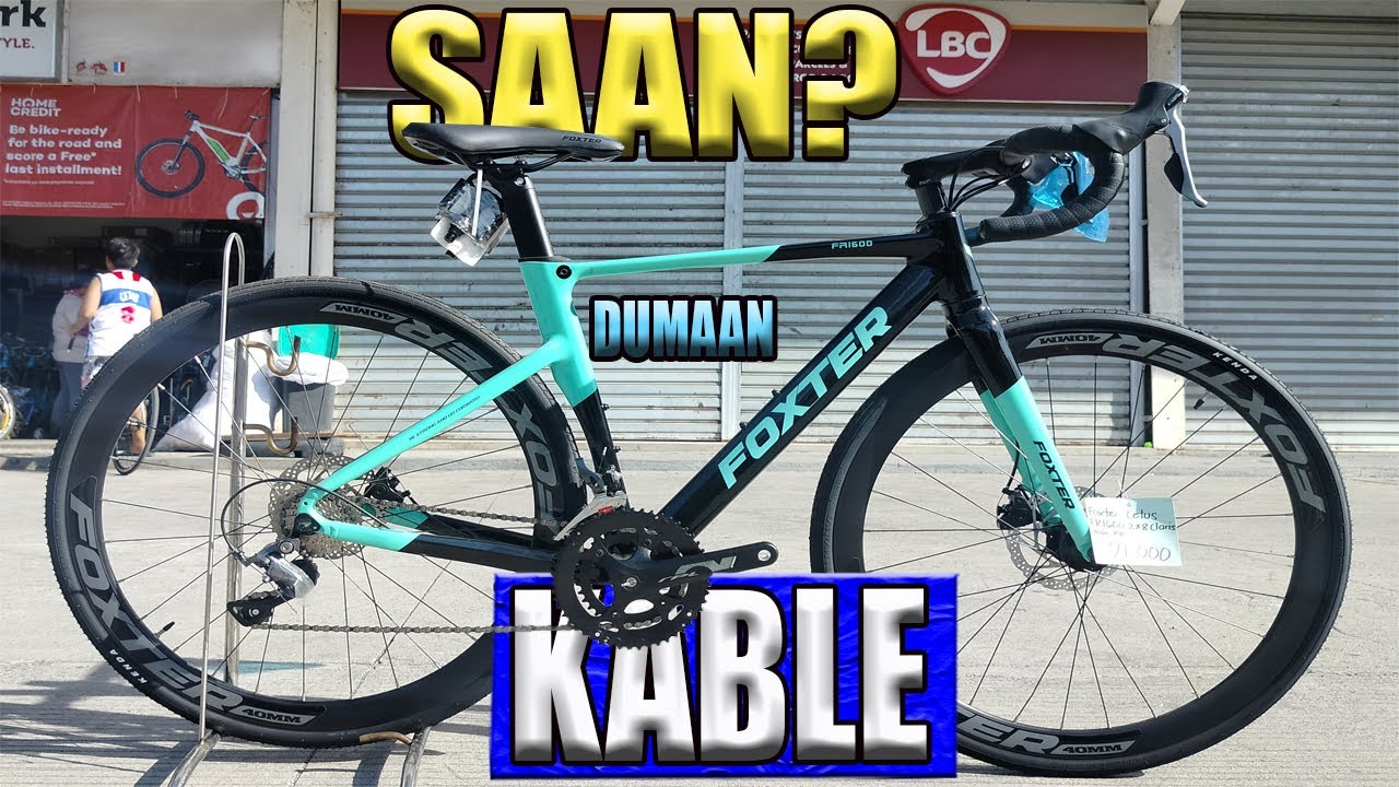 Bagong Aero Road Bike ni FOXTER | Foxter Cetus FR1600 (Aero Roadbike ...