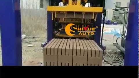 QT12-15 pallet free brick machine/hollow block brick making machine