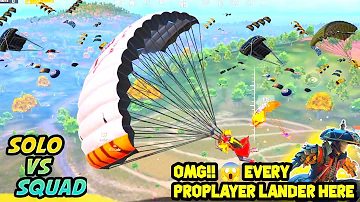 OMG!! 😱 EVERY PRO PLAYER LANDED HERE🔥PUBG mobile | Kidstar