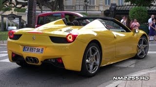 Full hd 1080p video by nm2255: yellow (giallo modena) ferrari 458
spider loud sound onto the streets of monaco! ►if you like this
please rate and comme...