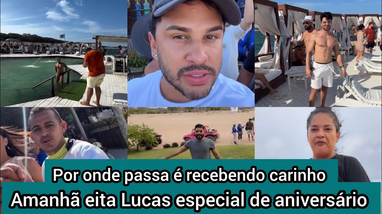 Lucas Guimarães tá encantado por Jericoacoara e é recebido com carinho pelos fãs - Paulo sumiu 