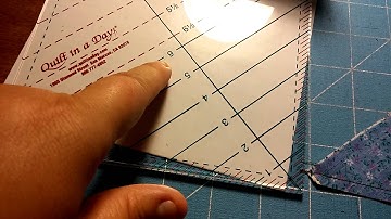 6 1/2 Triangle Square Up Ruler by Quilt in a Day