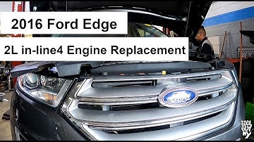 2016 Ford Edge engine removal