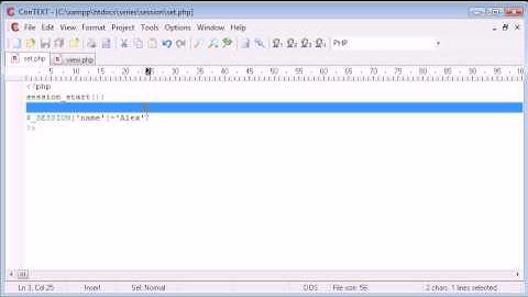 Beginner PHP Tutorial - 73 - Setting PHP Sessions