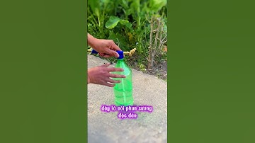 Nè mấy bác tưới hoa tưới cây thì dùng vòi phun sương gắn chai nhựa này.