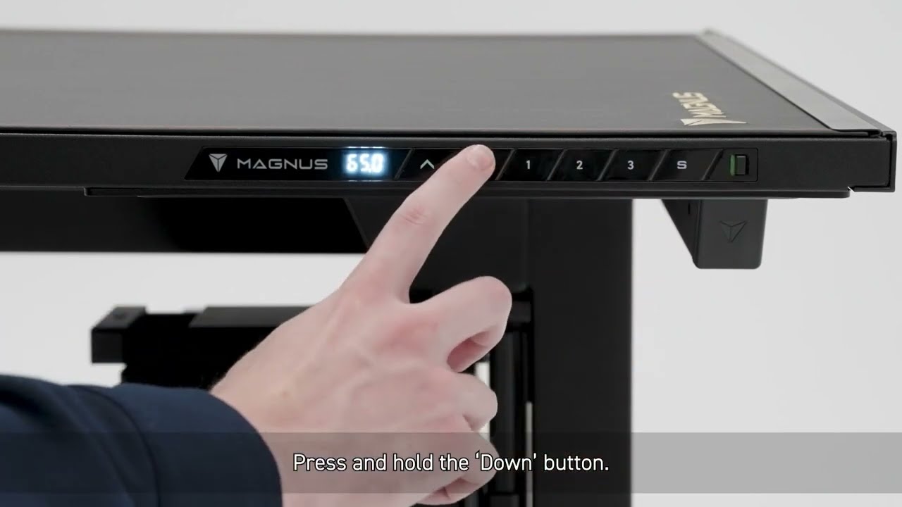 Secretlab Magnus Pro desk control box location