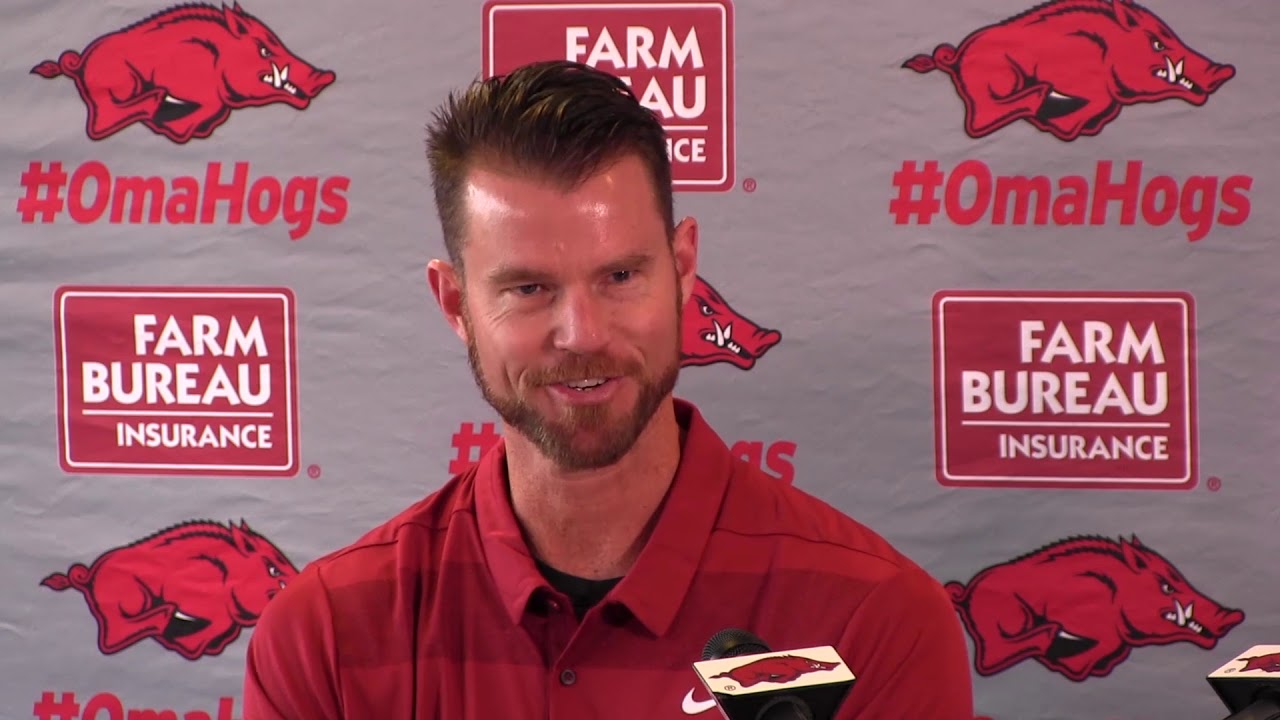 Matt Hobbs introduced as Arkansas' new pitching coach YouTube