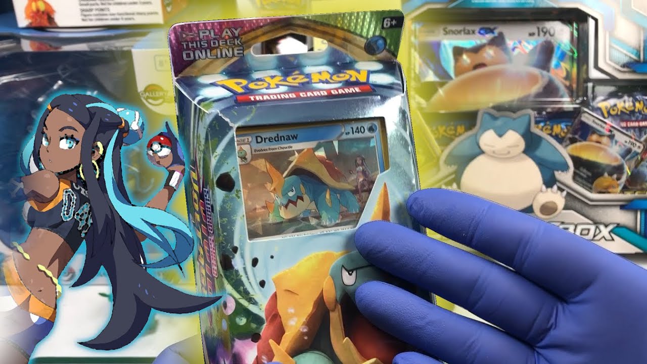 Unboxing the DREDNAW Vivid Voltage Pokemon Theme Deck! I love this thing! (and Nessa/Rurina)
