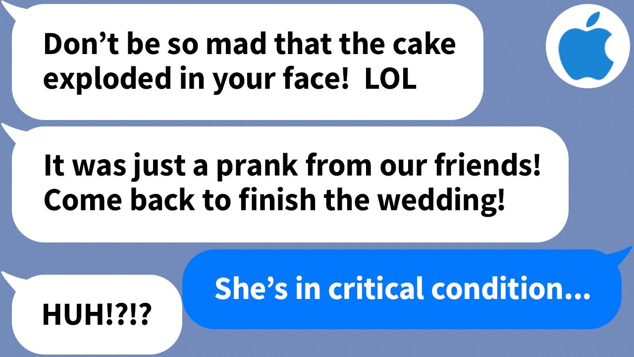 【Apple】Groom and Friends Blow Up My Wedding Cake as a 