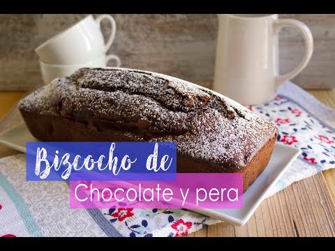 Video: Bizcocho De Chocolate Y Pera