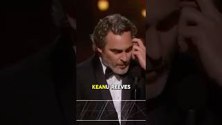 Joaquin Phoenix Wins Oscar And Keanu Reeves Is Proud