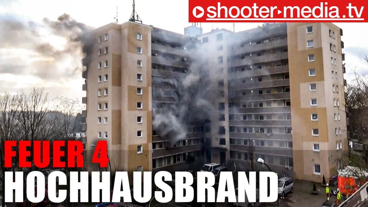 🔥 Massiver Brand im Hochhaus 🔥 Alarmstufenerhöhung auf Feuer 4 🔥 Feuerwehr Gladbeck 🚒