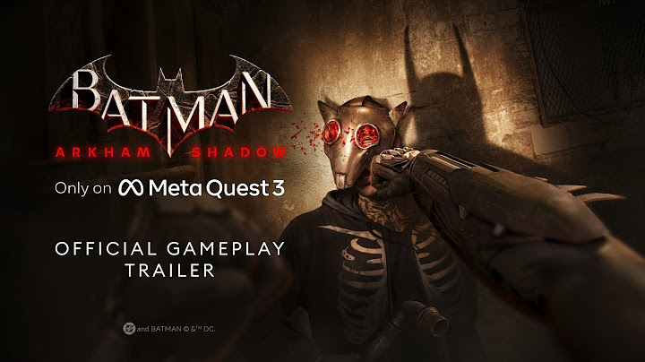 Batman: Arkham Shadow "Official Gameplay" Trailer