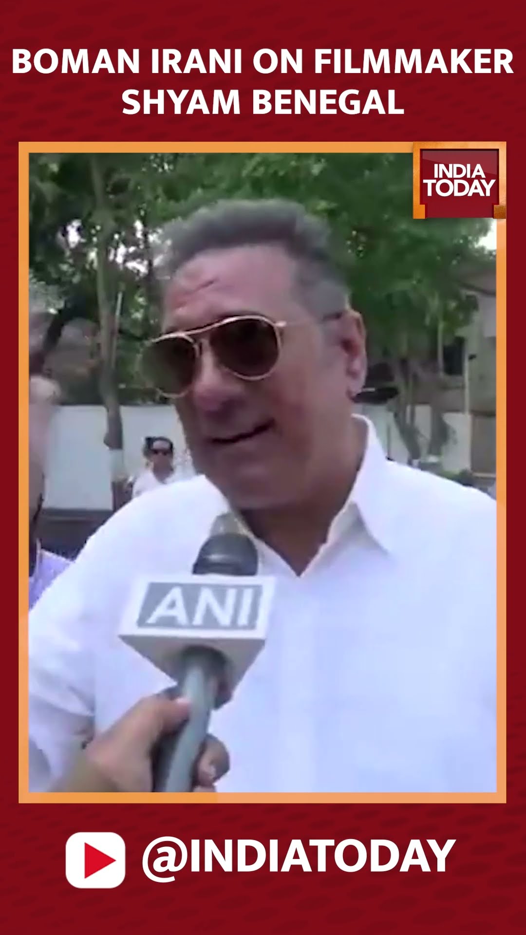 Actor Boman Irani Shares His View On Veteran Filmmaker Shyam Benegal #shorts #shyambenegal