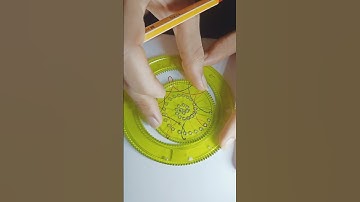 simple satisfying spirograph ASMR drawing #shorts