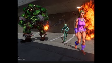 Demo: Unity characters made with blender 3.3 and Mixamo.