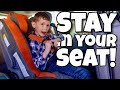 He keeps unbuckling  autism  carseat safety