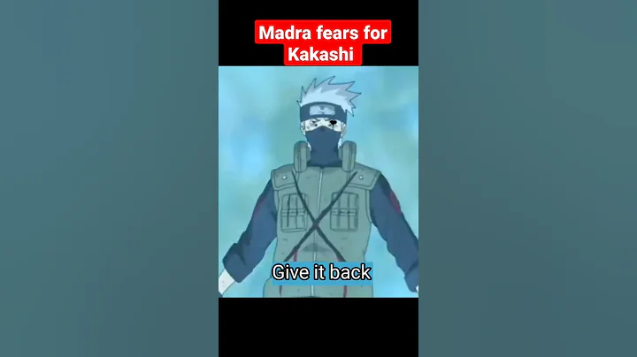 Madara returns Kakashi's Sharingan | Madara fears #naruto #shorts