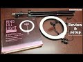 Ring fill light 26 Cm/10 inch review in Hindi|Ring light with stand under 1000|TechnoSangs