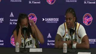 Kelsey Mitchell & Myisha Hines-Allen: Indiana Fever Postgame | vs. Phoenix Mercury | 06.24.26