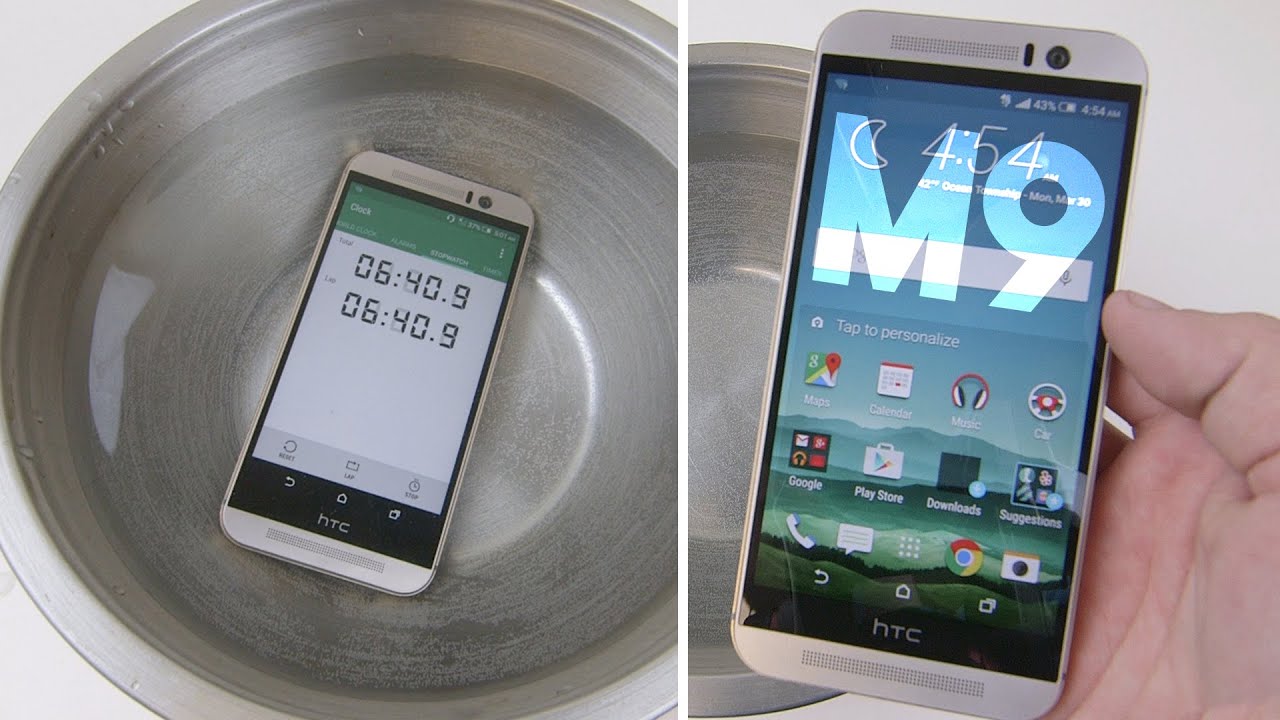 HTC One M9 - Wassertest