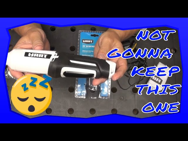 HART 4-Volt Rechargeable Cordless Screwdriver