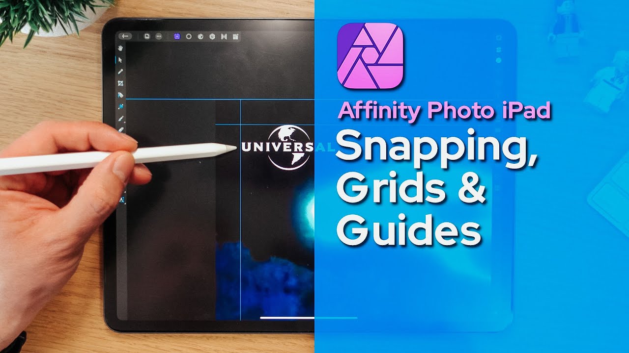 How to use Snapping, Grids and Guides in Affinity Photo iPad YouTube