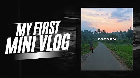 First mini vlog | day in my life | solotrails | #vlog 