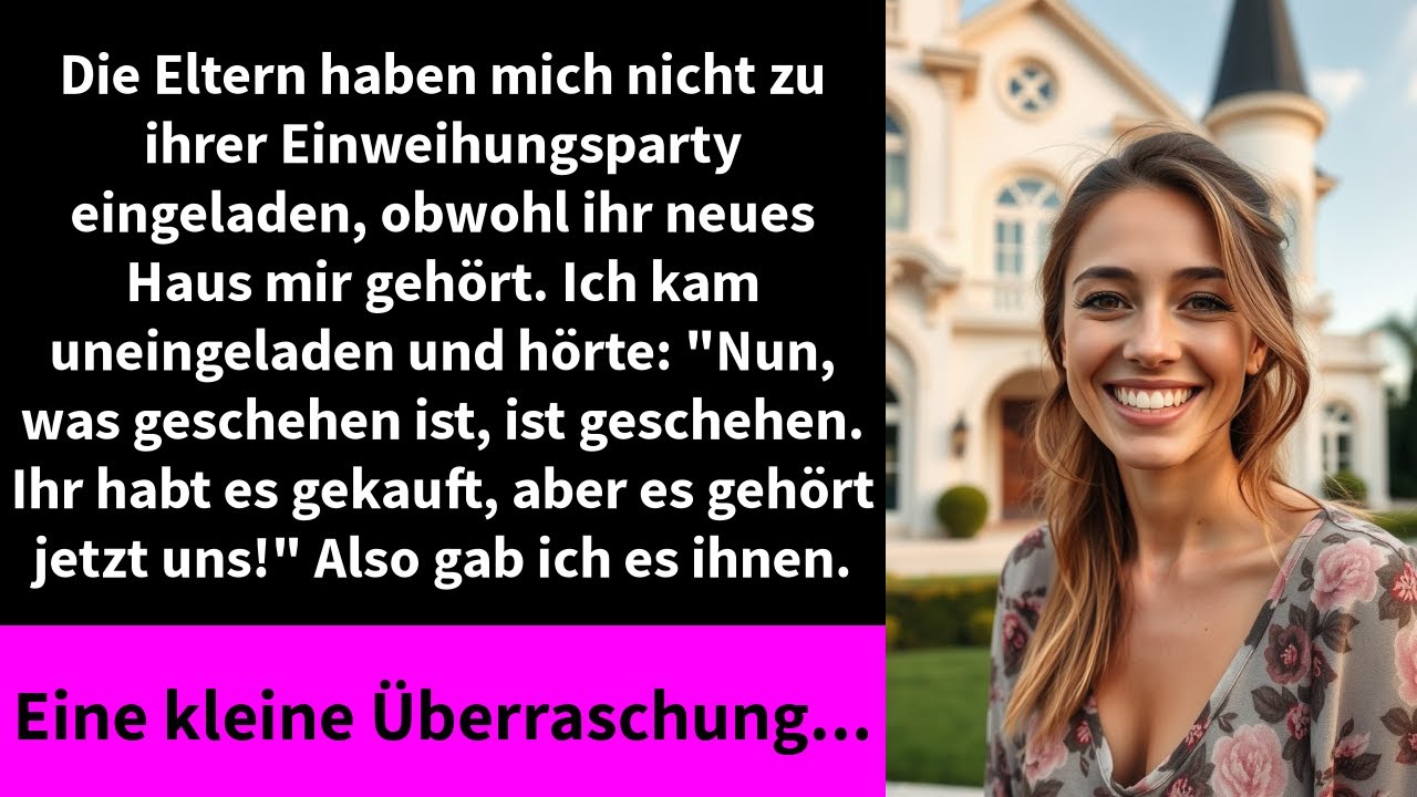 Ich stand in der Tür zu dem Haus, das ich meinen Eltern gekauft hatte – und hörte meine Mutter sagen: „Unsere jüngere Tochter hat uns überhaupt nicht geholfen. Wahrscheinlich ist sie zu...