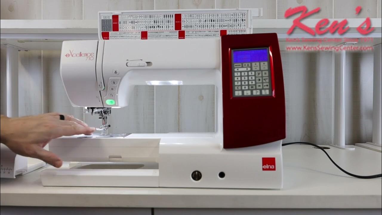 Elna 710 Quilting and Sewing Machine Overview by Ken's Sewing Center in
