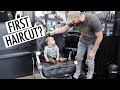 MAX VISITING DADDY AT THE BARBERSHOP + NEW INTRO