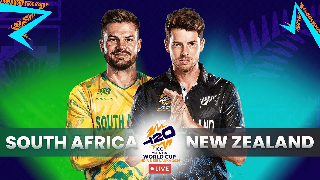 🔴 South Africa vs New Zealand Cricket Live Match Today T20 World Cup 2026 Score Commentary, SA v NZ