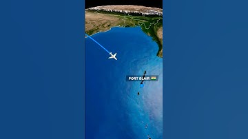 Nagpur to Port Blair Flight Map Animation ( FREE TO USE ) #travel #map #animation