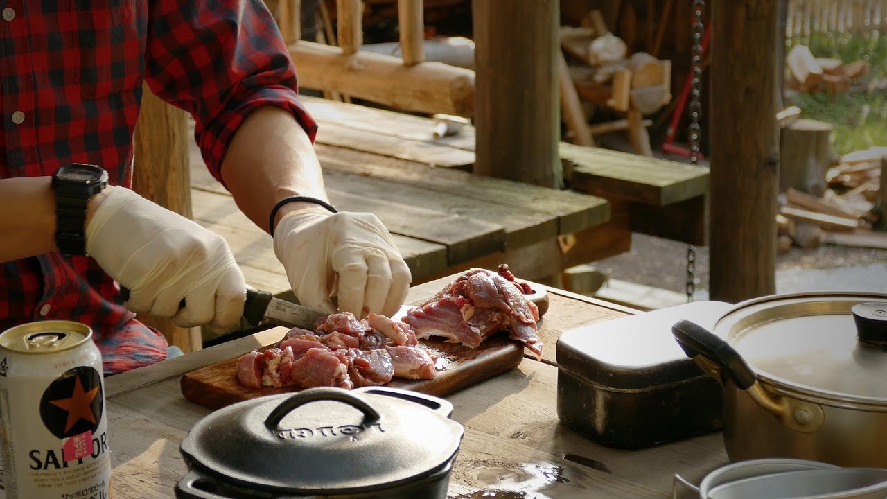 Daily work and wild boar meat YouTube