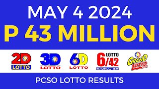 Lotto Result Today 9pm May 4 2024 | Complete Details