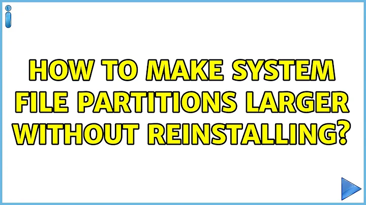 How to make system file partitions larger without reinstalling? (2 Solutions!!)